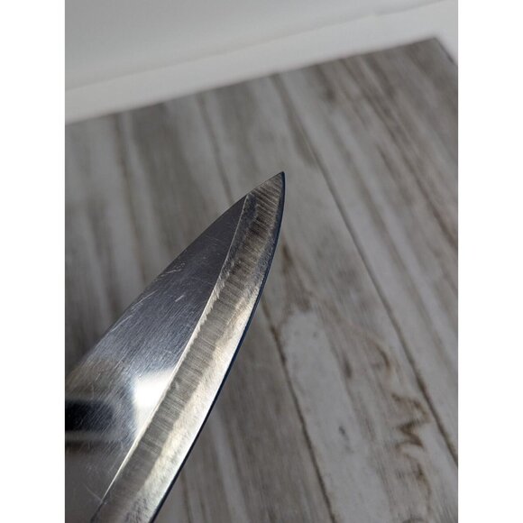 Used Maxam Chef's Knife 9" Stainless Blade Wood Handle - Picture 6 of 10